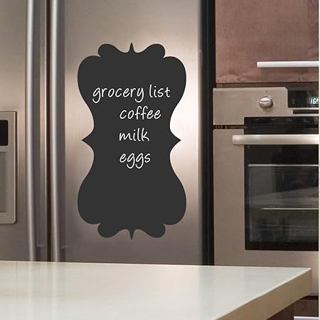 Vinilo adhesivo de pared de pizarra para nevera de cocina (20
