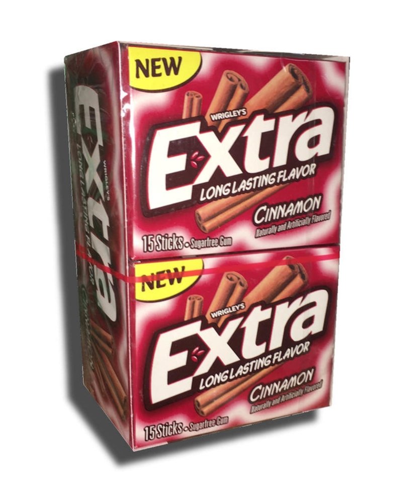 Extra Long lasting flavor sugar free gum (022000125682)