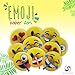 24-Pack of 10 Emoji Face Paper Folding Fans! Great Kids Party Favor! Variety of Colors and Styles! by M & M Products Online