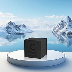 Carbon Element Cube 0.39”Density Metal Cube 10MM