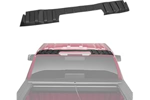 Titibett Truck Roof Spoiler Compatible with 2019-2025 Chevy Silverado GMC Sierra Rear Roof Protector Wing Fits for Silverado Sierra Accessories Roof Mat Third Brake Light