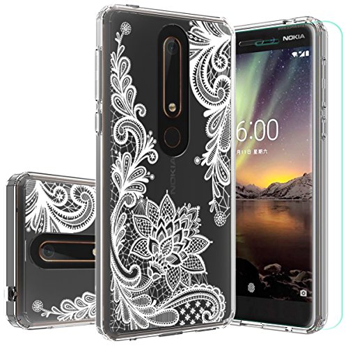 Nokia 6.1 case, nokia 6 2018 case with hd screen protector huness…