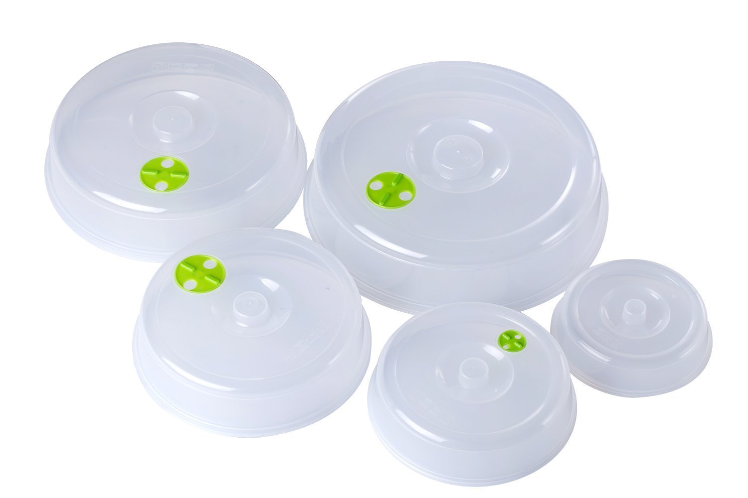 Bekith 5 unidades para plato de microondas Covers - 5 Tamaños ...