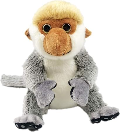 Amazon Twdrtdd 猿ぬいぐるみ 好奇心が強いジョージ猿かわいいぬいぐるみ人形子供ギフト30cm 长鼻款 ぬいぐるみ おもちゃ