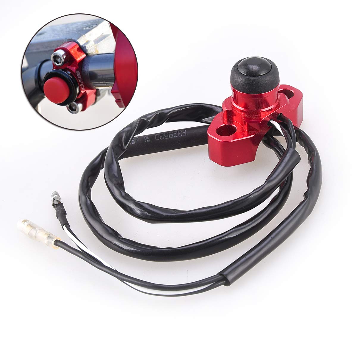 Button Stop Engine Switch Kill CNC CAKEN PRO Dirt (Blue) Master Quad