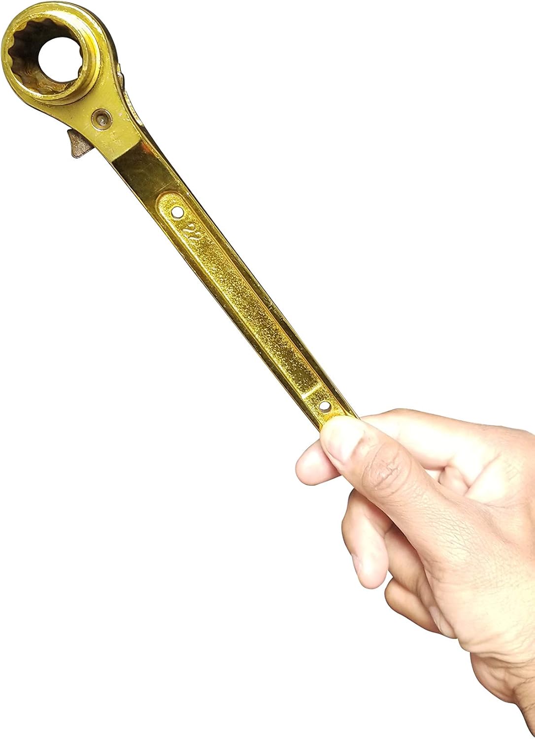 Mrnola Scaffold Ratchet Gold Wrench Solid Spanner 19mm 22mm Hexagon Scaffold Podger Ratchet Spanner Ratcheting Socket Wrench 3 4 7 8 Amazon Com