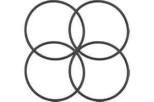 RURBRIN GE WS03X10038 O-Ring Replace for KWGE25RG, Compatible with GXWH01C, CXWH08C, GXWH04F, GXWH20F, GXWH20S, GXRM10 & GX1S01R 2.5 Inch Water Filter (4/Packs)