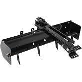 ECOTRIC 39.75" Box Scraper w/Adjustable Blade Compatible with UTV Grader | Compatible with ATV UTV Grader Lawn Tractor Attachments Behind for Gravel Snow Landscaping Construction Agriculture; Steel