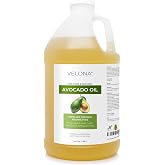 velona Avocado Oil - 64 fl oz, Expeller Pressed | Hexane Free Oil for Skin, Hair &amp; Massage Routines.