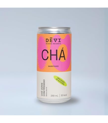 Chá Natural DÊVI - Hibisco com Morango e Mirtilo Gaseificado 269