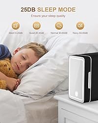 CUTIEWORLD Makeup Fridge With Dimmable LED Light
