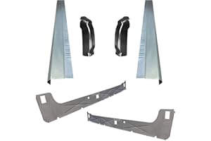Motor City Sheet Metal - Compatible With Chevy 1999-07 Silverado 4Dr Ext Cab Inner & Outer Rocker Panels With Cab Corners