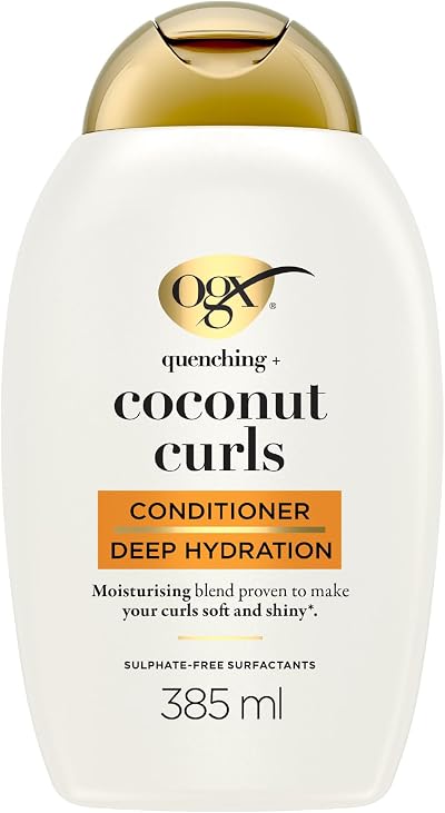 OGX Quenching with Coconut Curls Conditioner 385ml Deep Hydration