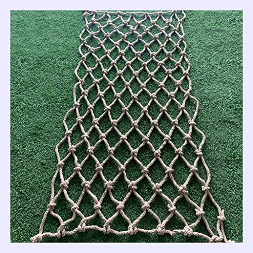 天井階段装飾マニラネット マニラ屋外貨物安全麻ロープネット 子供のための屋内バルコニーパティオウィンドウ手すり階段保護ネット 天然コットンジュート 庭の植物の装飾ロープの網 Color 1 5 5m 4 9 16 4ft Loober Com