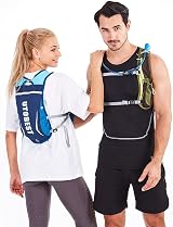 UTOBEST Running Backpacks 5L Lightweight Hydration Pack Green view 8