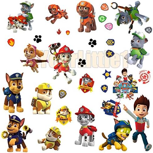 PAW Patrol Wall Sticker - 3D Bedroom Boys Girls Large Children S11PP