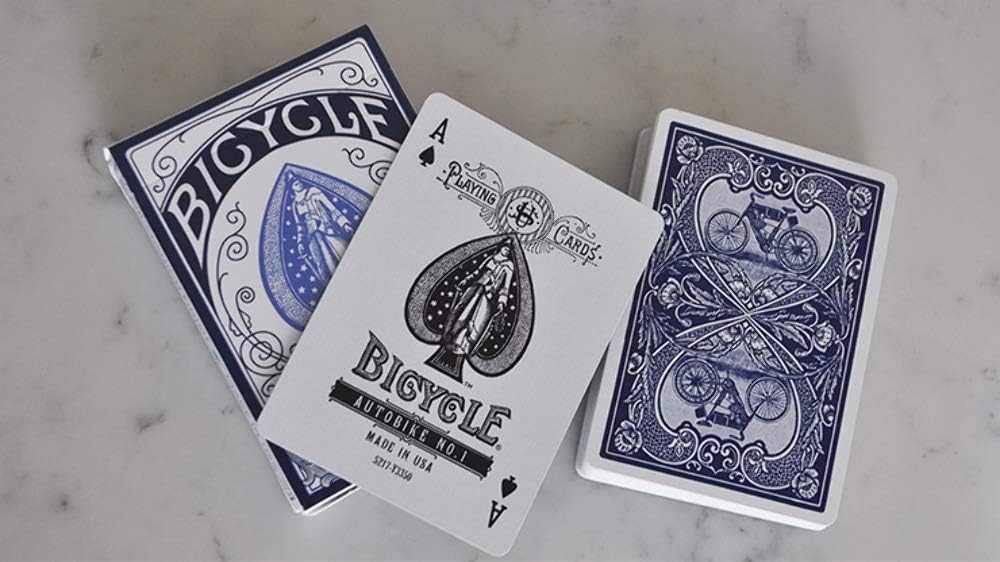 Bicycle AutoBike No. 1 | Blue | Playing Cards | Poker Deck | Collectable - Image 3