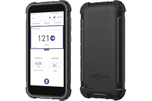 MEDMAX Silicone Case for Omnipod 5, Lightweight Shockproof Anti Slip Protective Cover Soft Gel Skin with Raised Bezel for Omnipod 5 Device (Black)