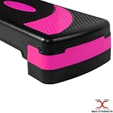 MAXSTRENGTH Adjustable Height Aerobic Step Platform 5 Levels 10-30cm view 8