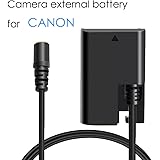 Selens External Portable DC Dummy Battery Pack for Canon EOS 5D3,5D2,7D2,70D,60D,7D,6D,60Da LP-E6 Semi Decoding Power