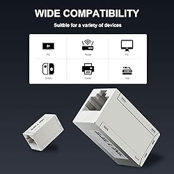 iwillink 2-Pack Shielded Cat6 RJ45 Inline