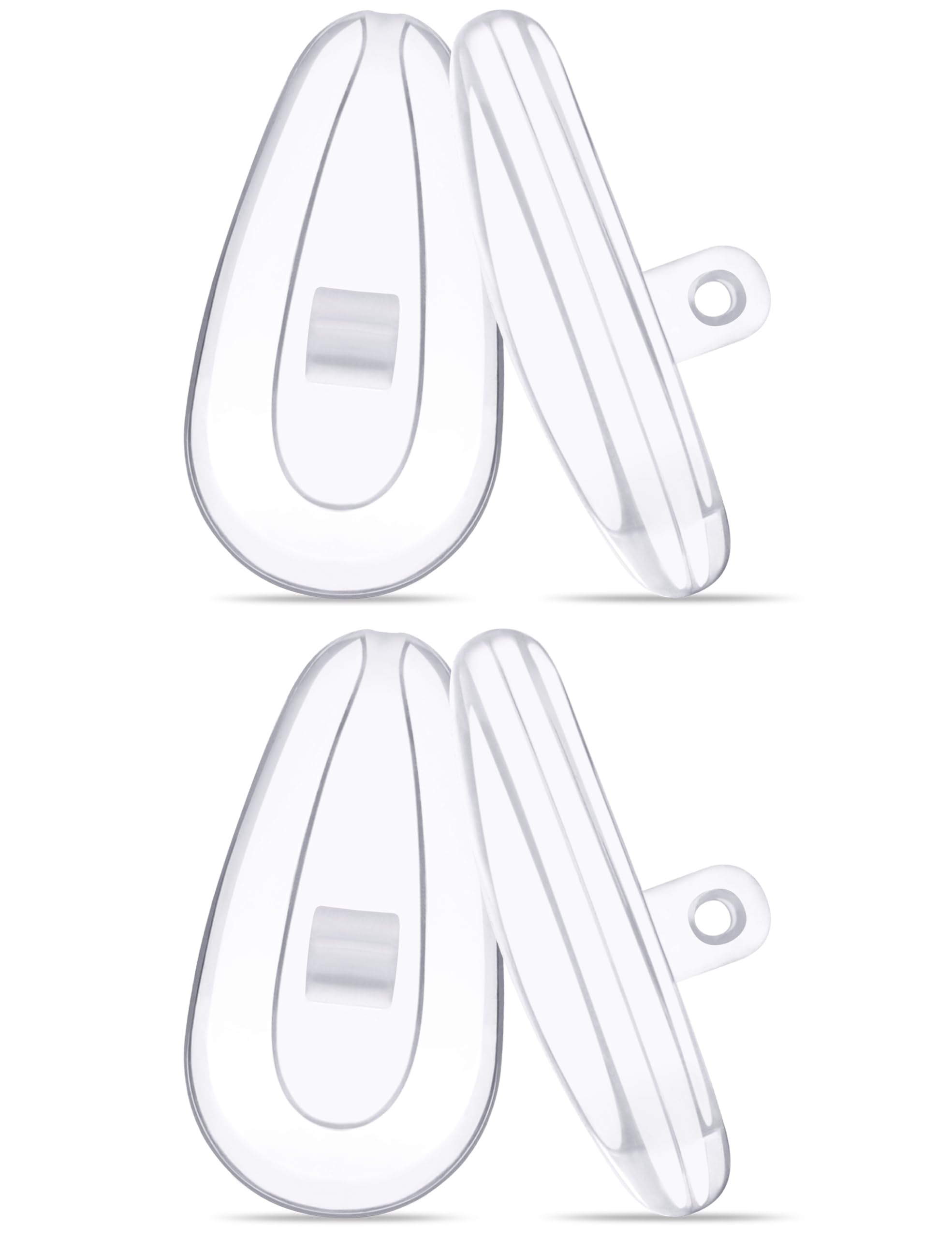 PapaViva Replacement Nose Pads Nose Pieces for Oakley Conductor 8 OO4107/Conductor 6 OO4106-2 Pairs Packed