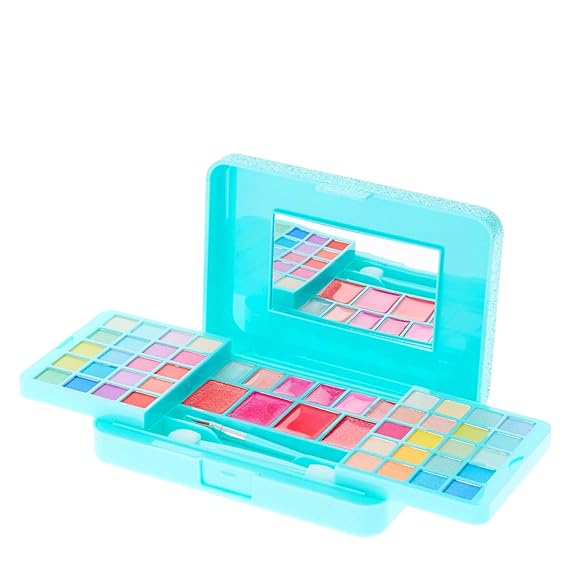 Claire's Girl's Glitter Makeup Set Mint Blue Claire's Amazon.co.uk Beauty