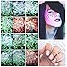 12 Boxes Holographic Iridescent Nail Sequins Mermaid Colorful Flakes Nail Art Sticker Glitter Make Up for Face Body Eyes