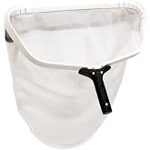 Purity Pool PLSLT Pro-Lite 18-Inch Professional Leaf Rake, Silt Model, White