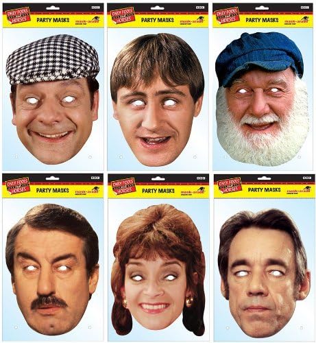 MULTIPACK - 6 Only Fools and Horses Licensed Character Face Masks