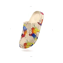 Meetinspace Women EVA Colorful Clogs Dupes Wide