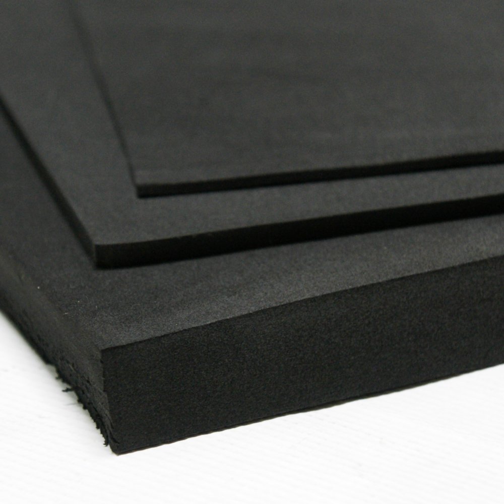 Condition photo showing New/Like New for rubber-cal 02-129-0125 closed cell rubber - 1/8" thick x 39" x 78", epdm; rubber, black