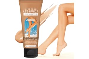 BZJSLT Leg Makeup Waterproof No Transfer, Leg Vein Cover up Makeup for Varicose Veins Waterproof Black Skin, Leg and Body Scar Cover up Makeup for Tattoo Cover Up (Medium Golw)