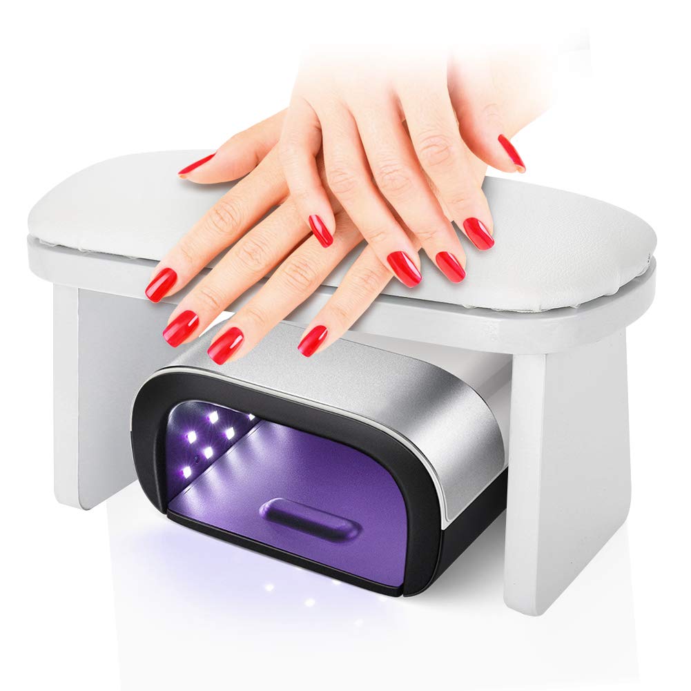 Soft Artificial Leather Arm Rest for Nails, Comfortable Sized Nail Polishing Nail Art Manicure Hand Rest Cushion, Manicure Salon Nail Arm Rest Rack, Nail Rest Stand Nail Polishing Art Hand Cushion