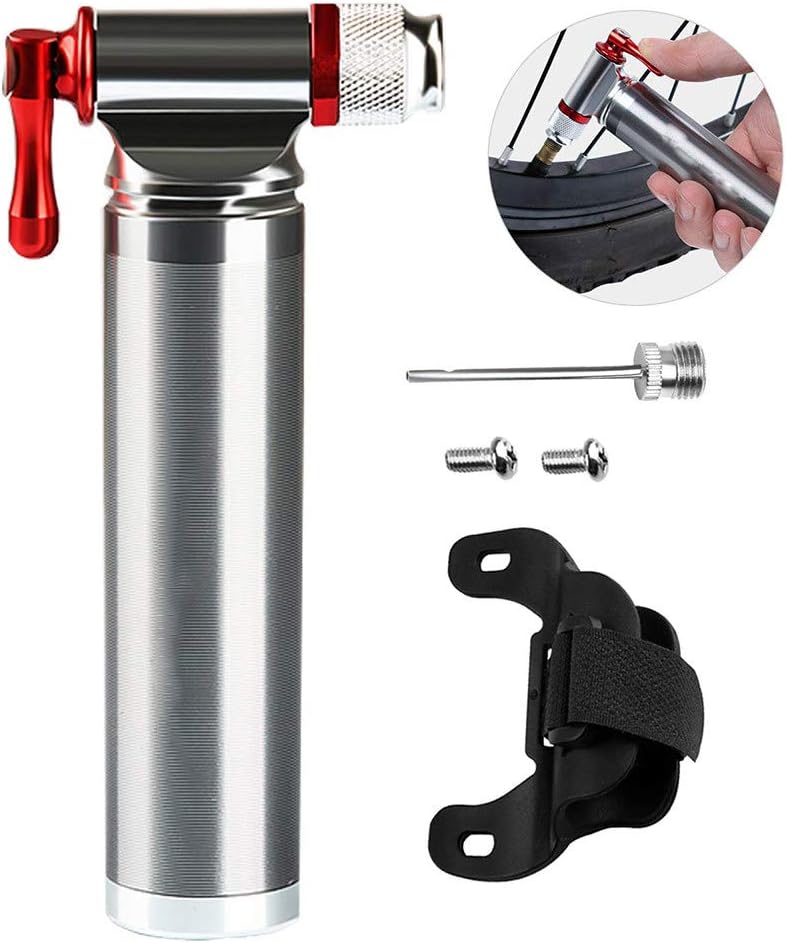 mini bike pump with co2