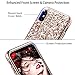 iPhone X Case,iPhone 10 Case,Wollony Luxury Slim iPhone X Bling Shiny Glitter Case with Soft Fiber Lining Cushion Hybrid Shock-Absorption Bumper & Anti-Scratch Back Cover for iPhone X 10 Champagne
