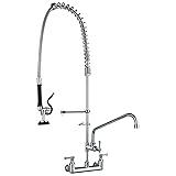 OIERZIN Commercial Kitchen Faucet with Pre-Rinse