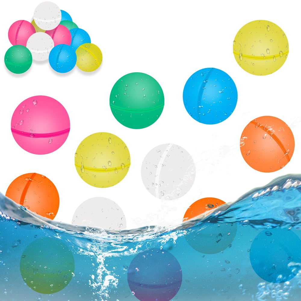 Easy to Fill Water Bombs, Water Balloons, Water Balloons for Children, Water Bombs for Children, Water Balloons (B)
