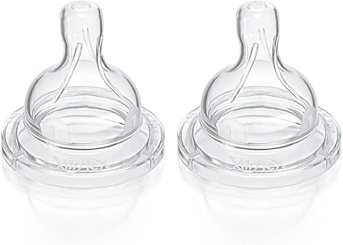 philips avent 2pk natural fast flow nipple 6m 