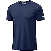 TACVASEN Men's Workout Shirts Short Sleeve Dry Fit Swim UPF 50+ Sun Shirt Crew Neck Athletic T-Shirts Gym T Shirts