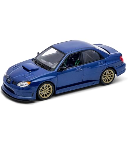 Amazon.com: Impreza WRX STi Blue Metallic 1/24 Diecast Model Car