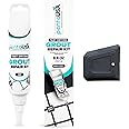 PentaUSA Tile Grout Repair Kit - Dark Grey Grout Filler, Triple Protection, Fast Drying Formula Restores and Renews Grout Lines with Grout Float (Dark Grey, 8.8oz / 250gr)