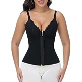 SHAPSHE Corset Waist Trainer For Women Tummy Control Bustier Lace Top Waist Corsets Shapewear Body Shaper with Bra Tan