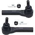 Detroit Axle - 2 Front Outer Tie Rods for Chevy Silverado 1500 Tahoe GMC Sierra 1500 Yukon XL Cadillac Escalade Outer Tie Rod End Links Replacement