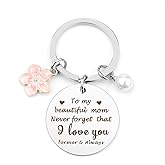 Mothers Day Gifts for Mom from Daughter Son,Mother's Day Valentines Valentine's Funny Cool Birthday Christmas Easter Mommy Xmas Gifts Ideas for Mom Presents Keychain,Stocking Stuffers for Women
