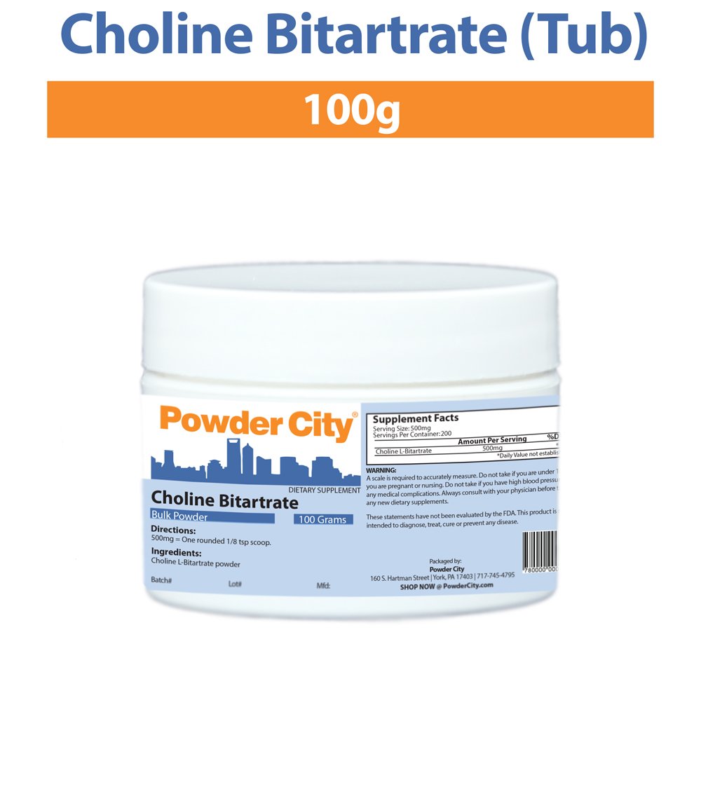 Choline Bitartrate Effects Brain Mind Article