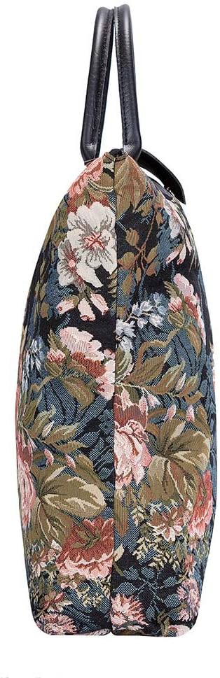 Signare Folding Re-Usable Shopping Fold Away Bag (Peony) - Image 5