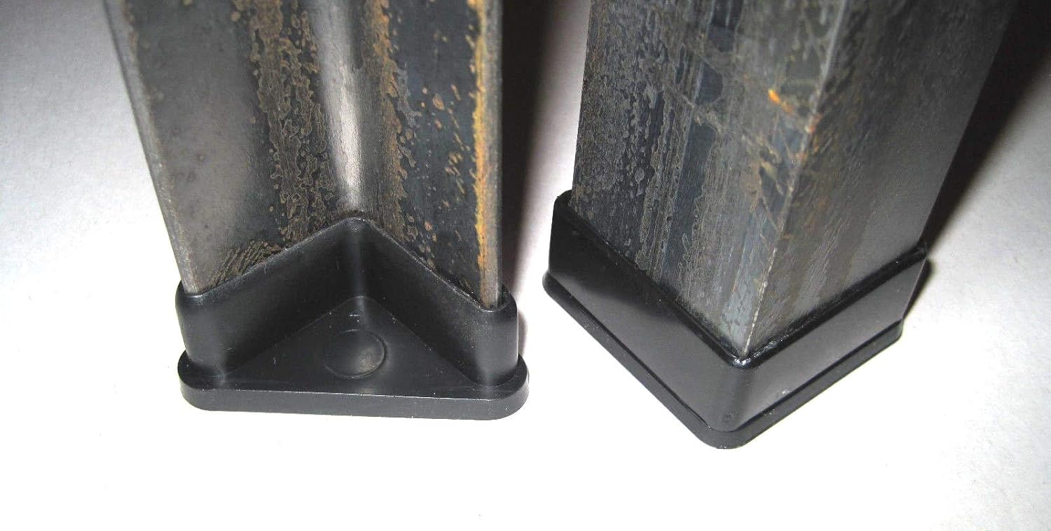 1 Inch Angle Iron Plastic End Caps L Shaped Chair Glides Prescott