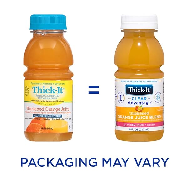 THICK-IT CLEAR ADVANTAGE THICKENED ORANGE JUICE BLEND – MILDLY THICK/NECTAR, 8 OZ BOTTLE