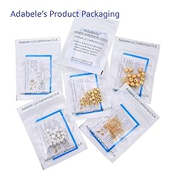 Adabele 200pcs Hypoallergenic Stud Earring Posts